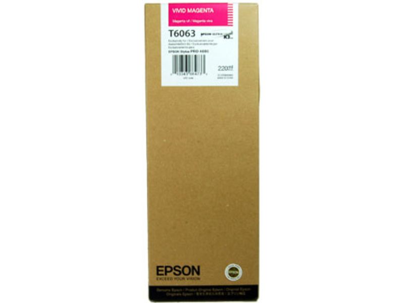 Epson T6063 Vivid Magenta Ink Cartridge