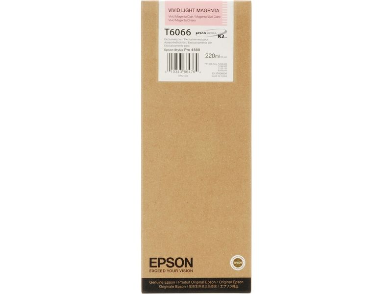Epson T6066 Magenta Light Ink Cartridge