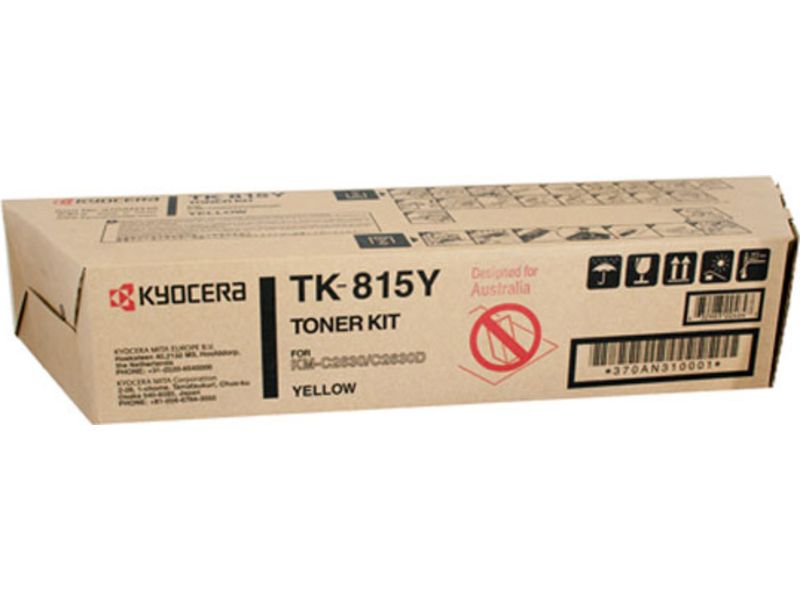 Kyocera TK-815Y Yellow Toner