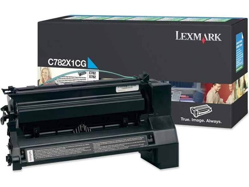 Lexmark C782X1CG Cyan High-Capacity Toner
