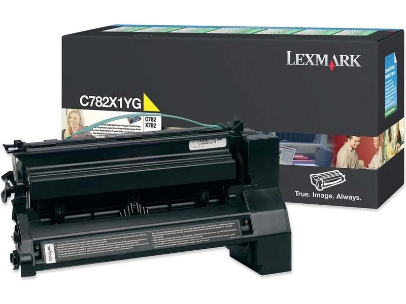Toner Lexmark C782X1YG Amarillo - Capacidad extra alta