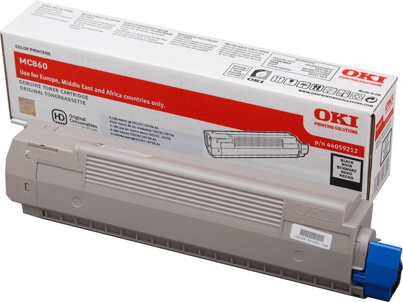 Toner OKI Negro, Modelo 44059212