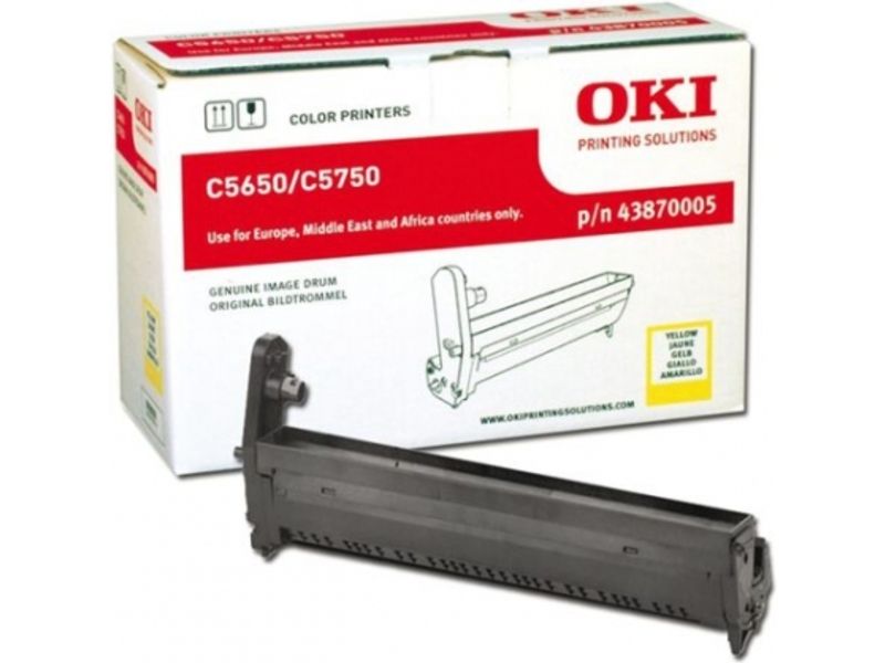 Cartouche toner OKI 43870005 - Jaune