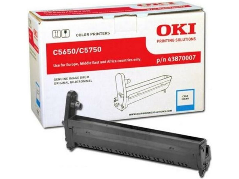Cartouche de toner cyan OKI (43870007)