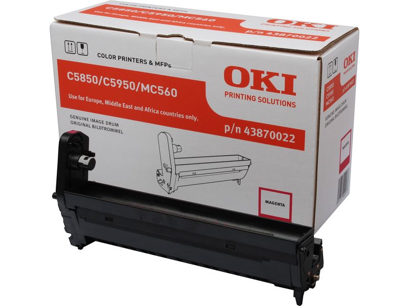 Cartouche de toner magenta OKI (43870022)