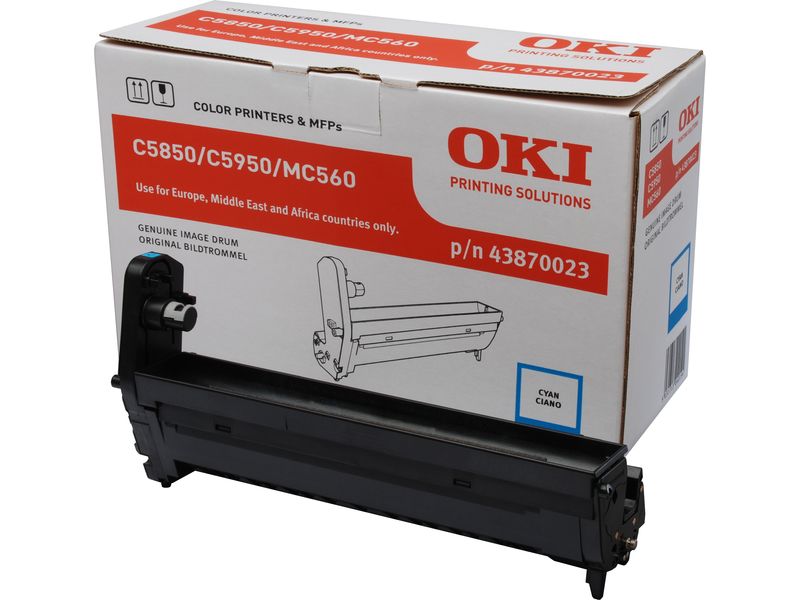 Cartouche de toner cyan OKI (43870023)