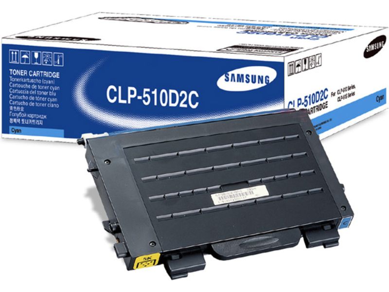 Toner Samsung CLP-510D2C/ELS - Cian (2000 páginas)