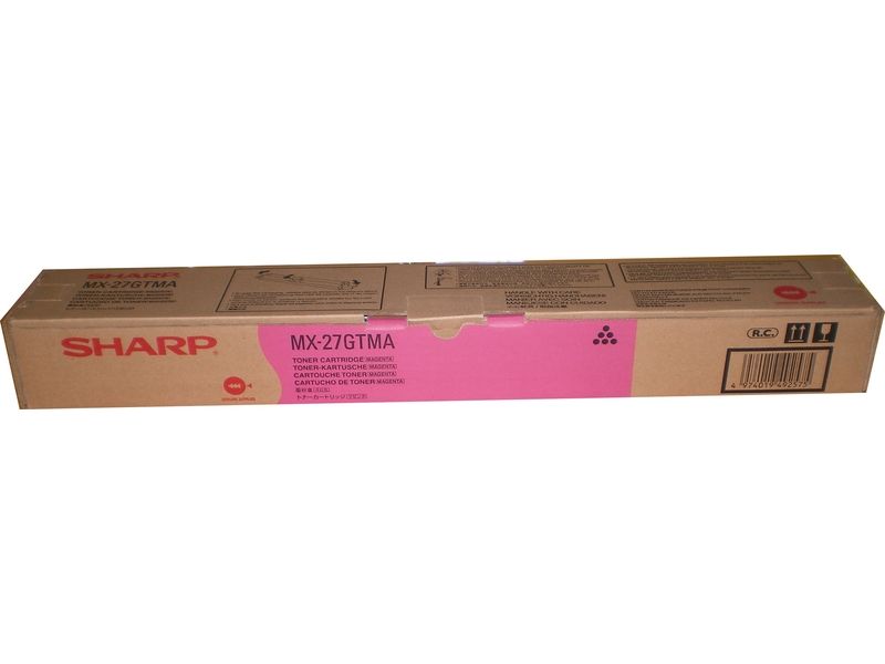 Cartouche de toner Sharp MX-27GTMA Magentha