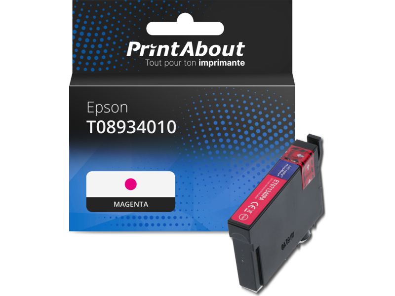 Cartouche d'encre compatible Epson T08934010 - Magentă (3,5 ml)