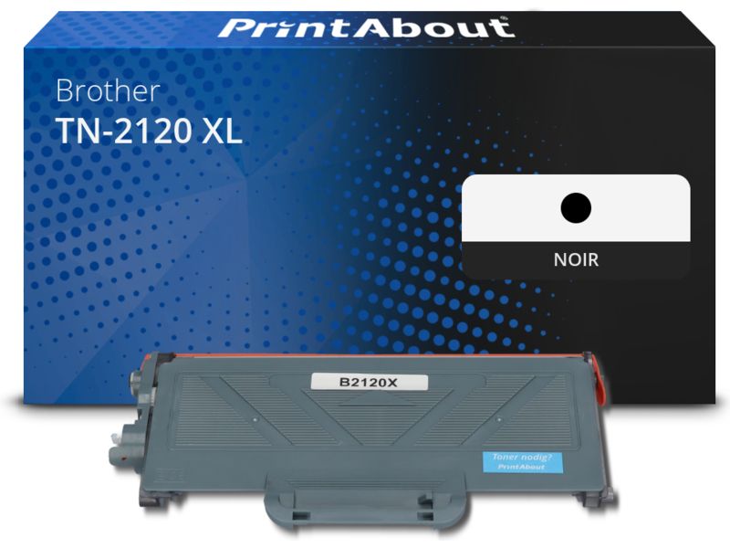 PrintAbout Compatible Brother TN-2120 XL Toner - Black - High Capacity