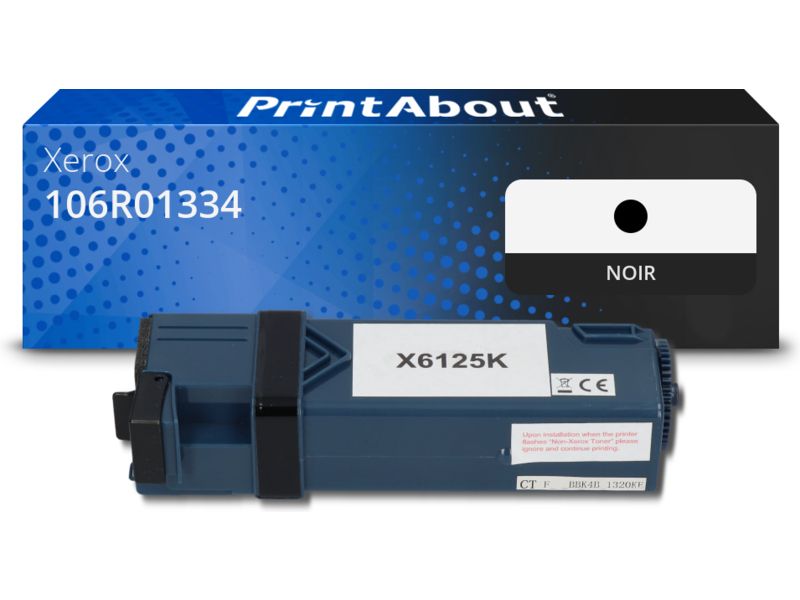 Tonер compatible Xerox 106R01334 - Noir