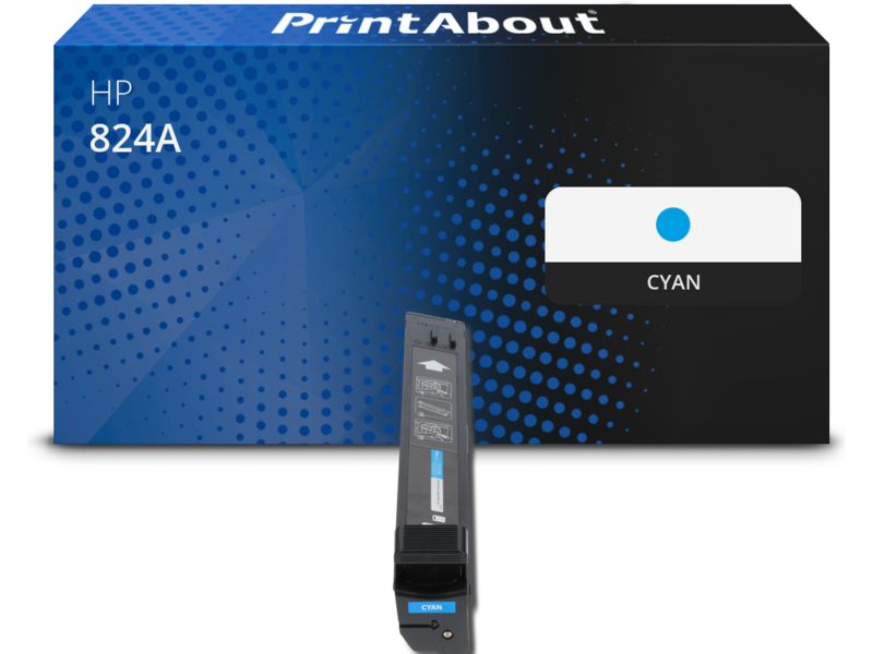 PrintAbout Compatible HP 824A (CB381A) Cyan Toner