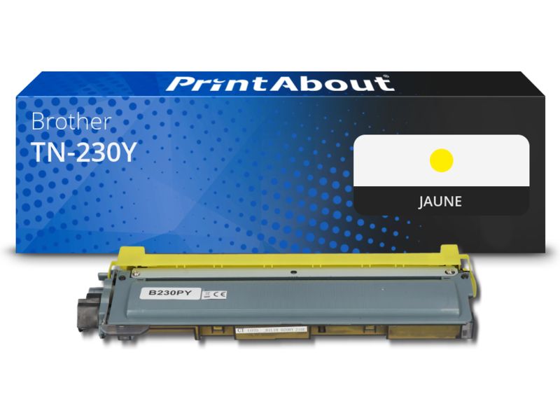 Toner amarillo Brother TN-230Y de PrintAbout