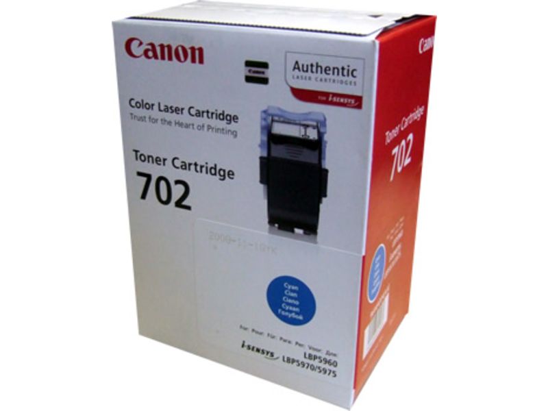 Toner Canon 702 C Cian (6000 páginas)