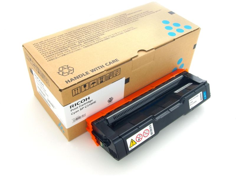 Toner cian Ricoh SP C310HE (406480)