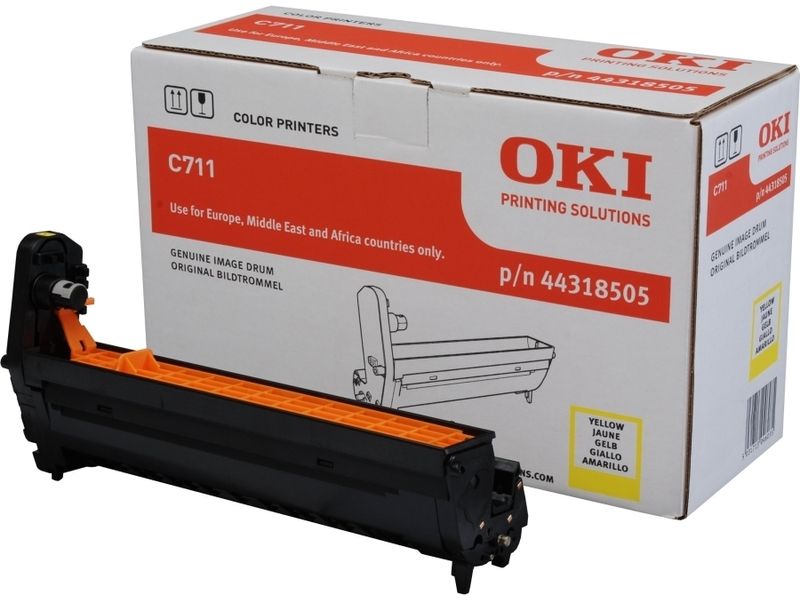 Tambour OKI Jaune - Réf. 44318505