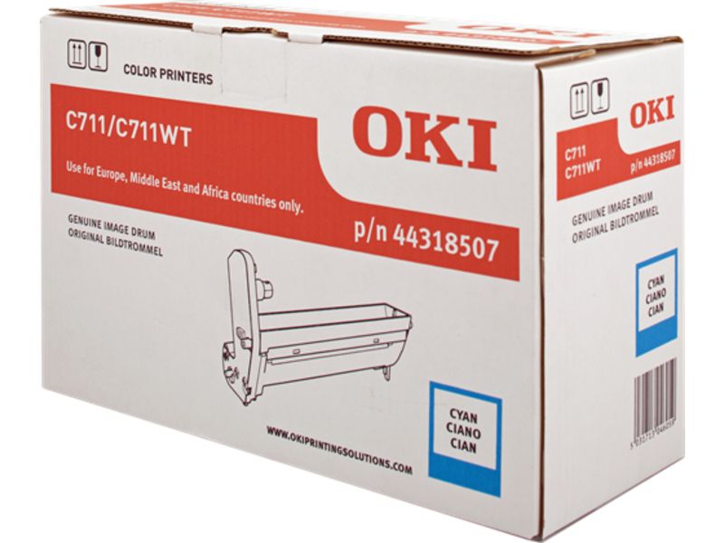 Tinta tonera OKI Cian (44318507)