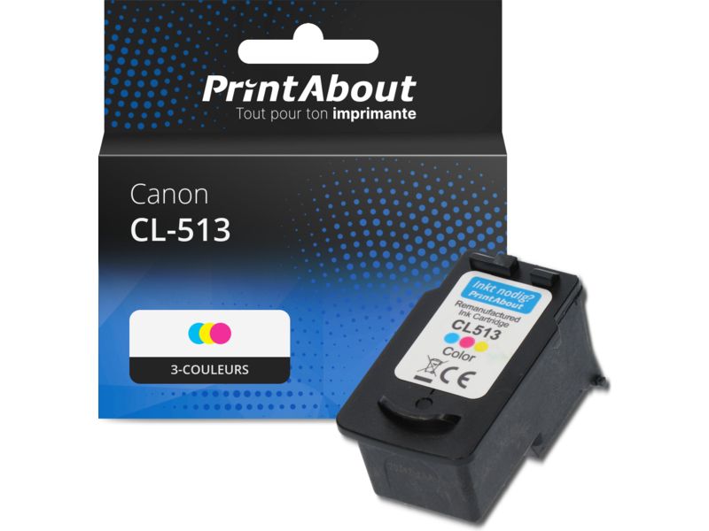 Canon CL-513 Triple Color Ink Cartridge - High Capacity