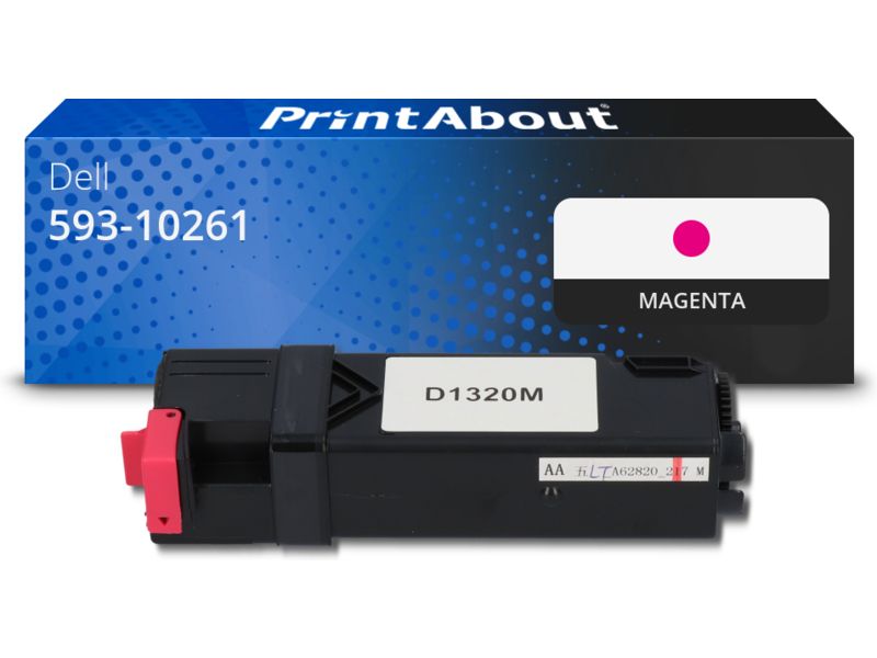 Toner compatible Dell PrintAbout (593-10261/WM138) - Magentă