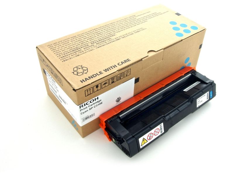 Toner Ricoh Cian 406349 - Capacidad: 2500 páginas