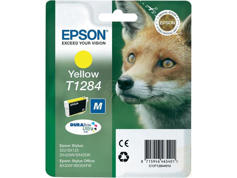 Cartouche d'encre jaune Epson T1284 (C13T12844012)