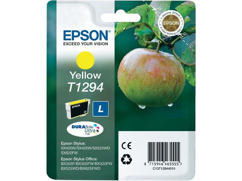 Cartucho de tinta amarilla Epson T1294 (C13T12944012)