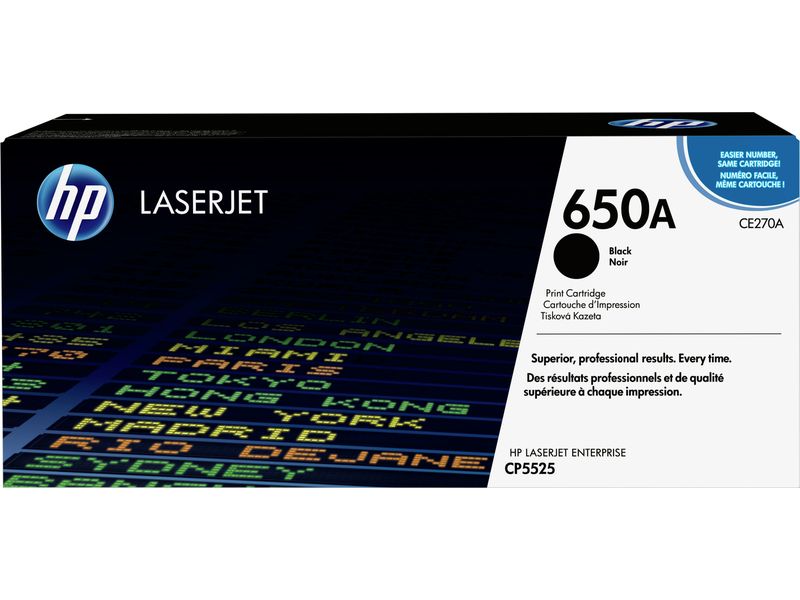 Toner HP 650A Negro (CE270A)