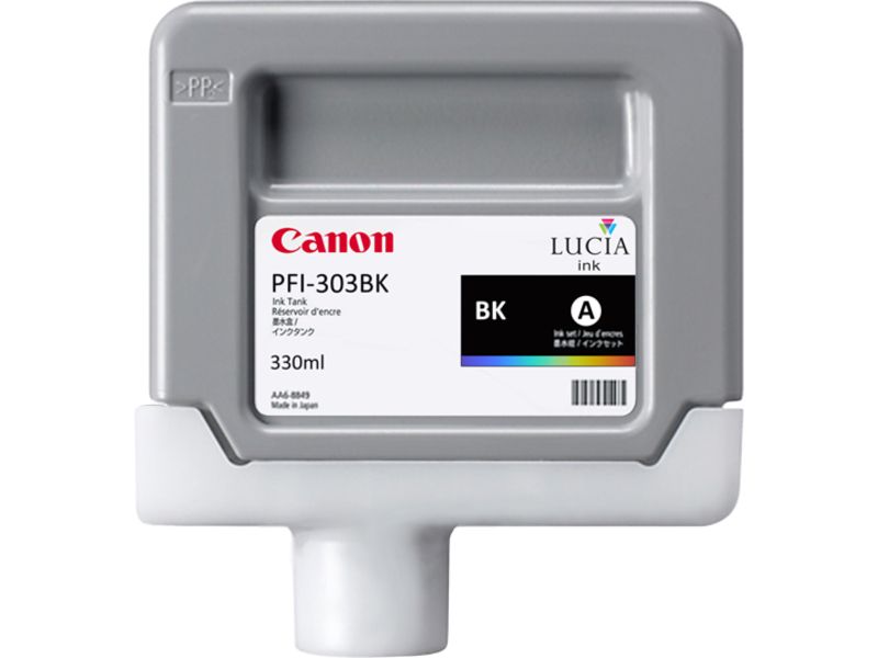 Cartouche d'encre Canon PFI-303BK - Noir - 330 ml