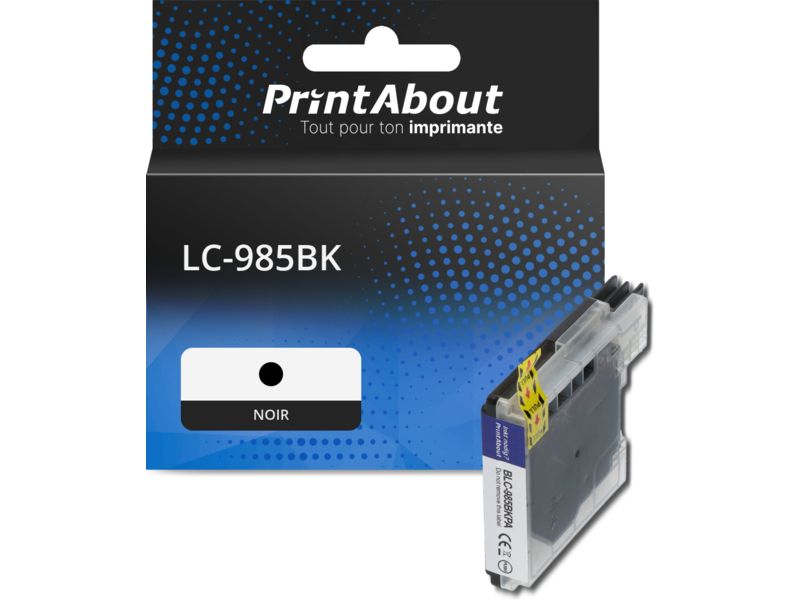 Cartouche d'encre Brother LC-985BK - Noir