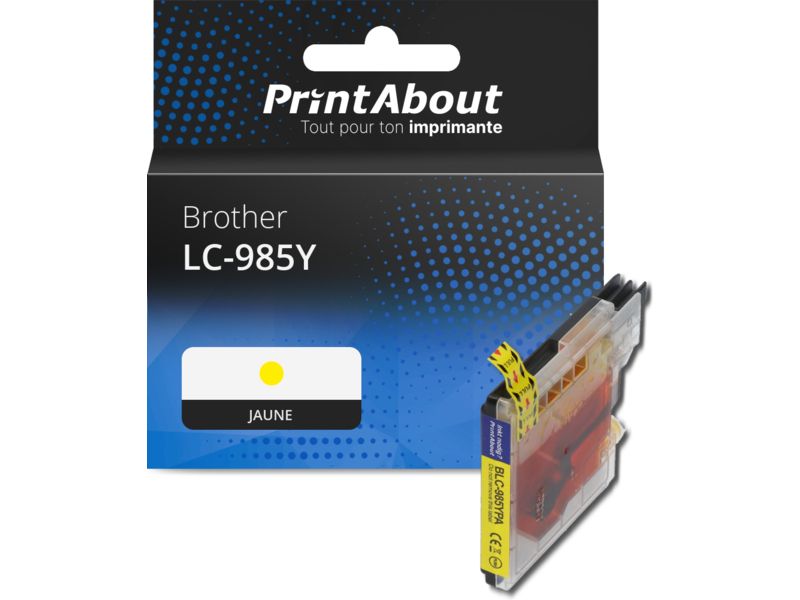 Cartucho compatible Brother LC-985Y Amarillo