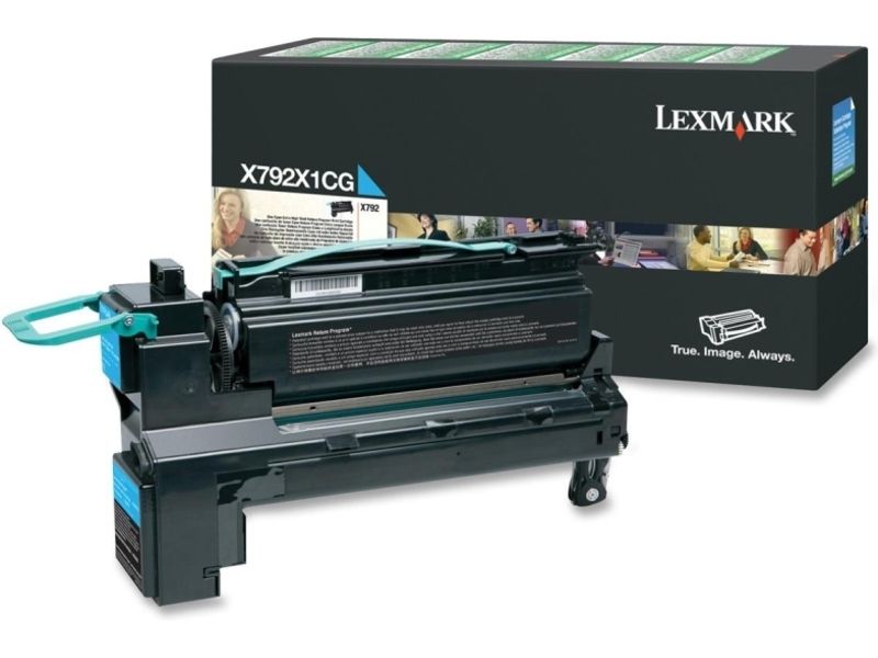 Lexmark X792X1CG Cyan High-Capacity Toner