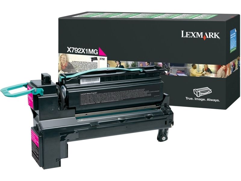 Toner Lexmark X792X1MG Magenta - Capacité élevée