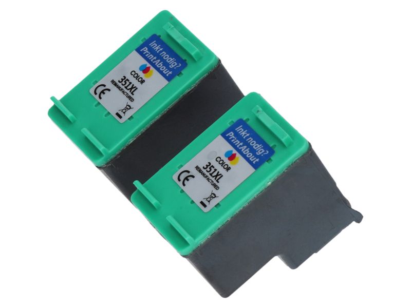 Cartucho de tinta compatible PrintAbout HP 351XL (CB338EE) 3 colores - Pack de alta capacidad