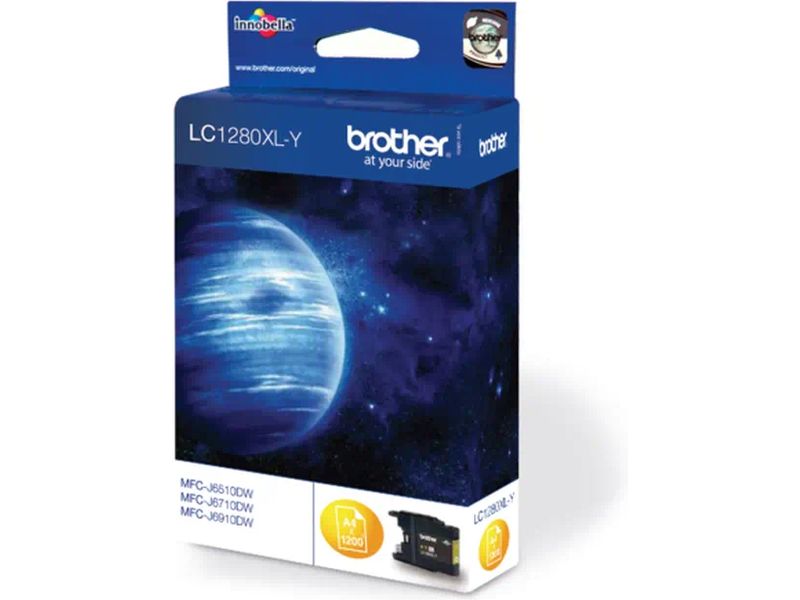 Tinta de impresora Brother LC-1280XLY Amarillo - Gran capacidad