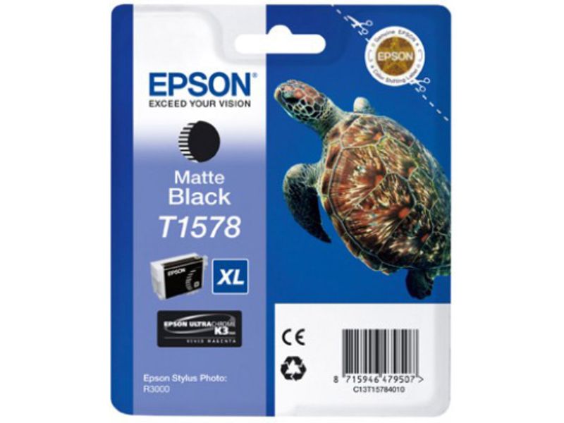 Epson T1578 Black Matte Ink Cartridge