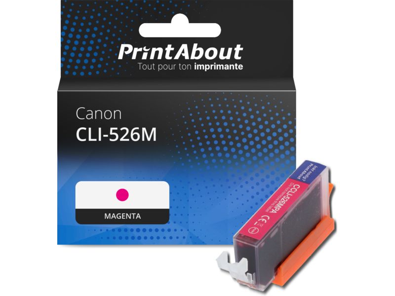 Cartouche d'encre Canon CLI-526M Magenta par PrintAbout
