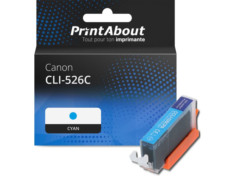 Cartucho de tinta Canon CLI-526C Cian por PrintAbout