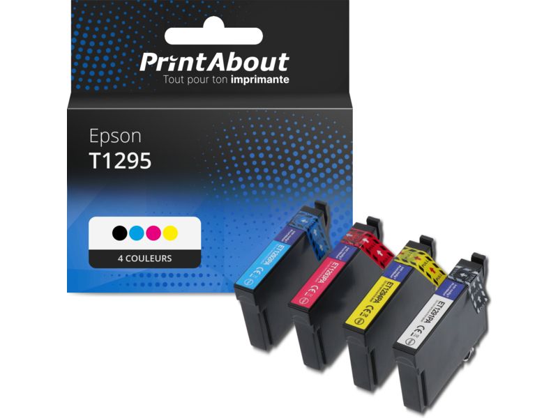 Epson T1295 Compatible Cartridge - 4 Colors - Multipack by PrintAbout