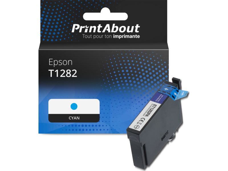 PrintAbout Compatible Epson T1282 Ink Cartridge - Cyan