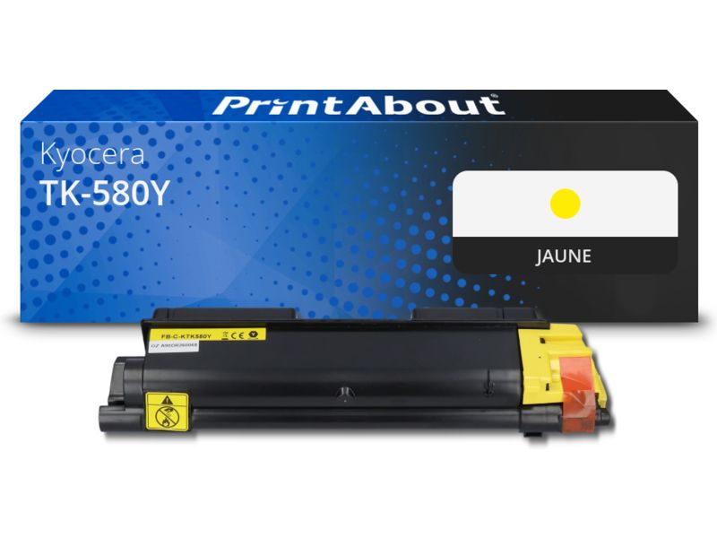 Toner Kyocera TK-580Y Amarillo de PrintAbout
