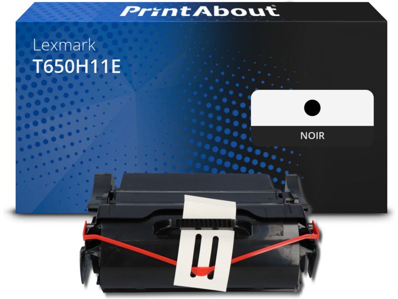 Toner compatible Lexmark T650H11E - Negro - Alta capacidad
