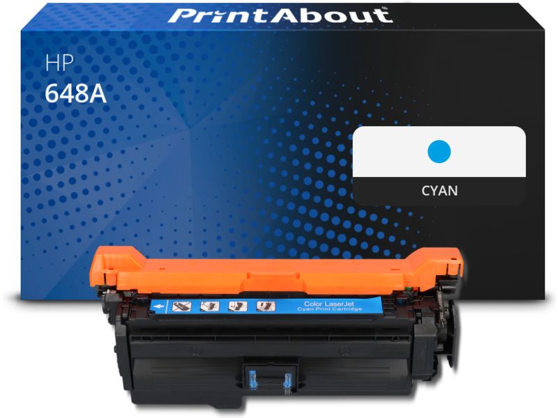 Toner compatible HP 648A (CE261A) - Cian PrintAbout