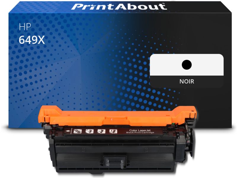 Toner compatible HP 649X (CE260X) - Negro - Alta capacidad