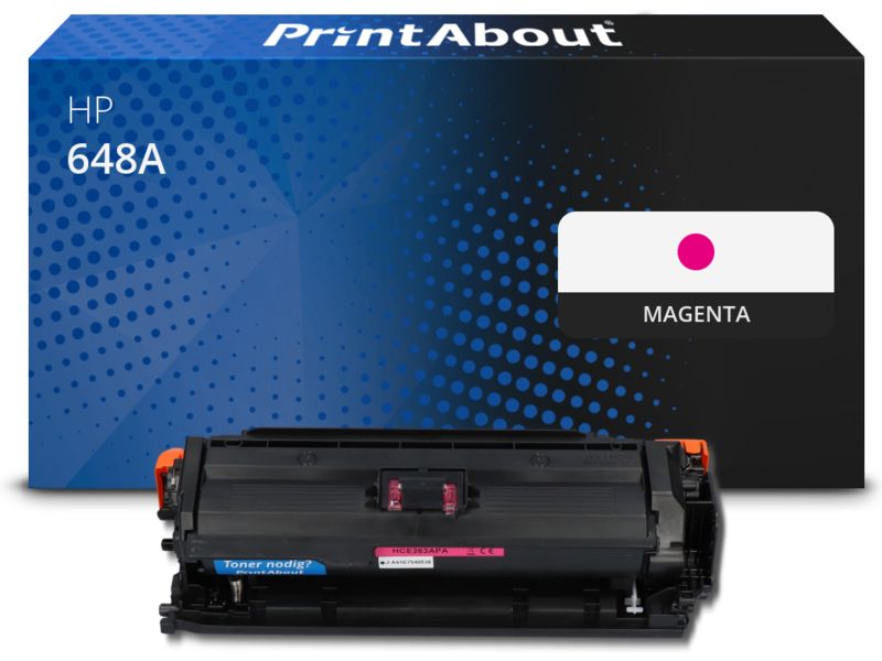 PrintAbout Compatible HP 648A (CE263A) Magenta Toner