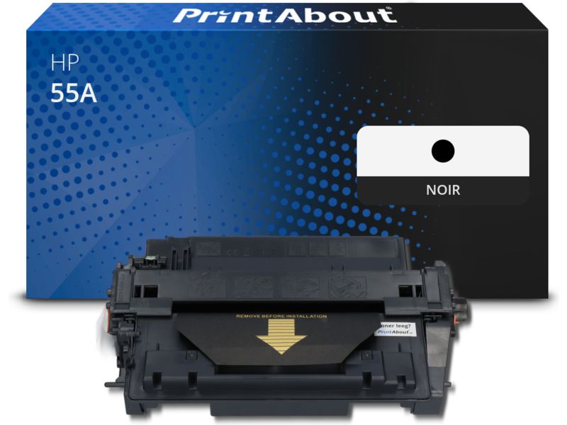 PrintAbout Compatible HP 55A (CE255A) Black Toner