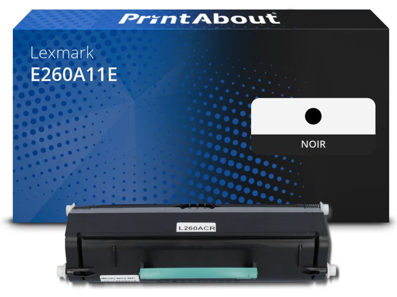 Toner Lexmark E260A11E Noir par PrintAbout