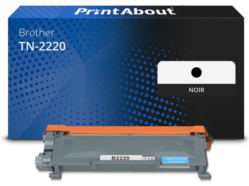 PrintAbout Compatible Brother TN-2220 Toner - Black - High Capacity