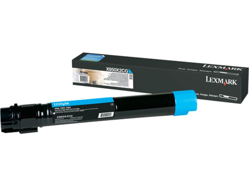 Lexmark X950X2CG - Toner Cyan - Grande Capacité