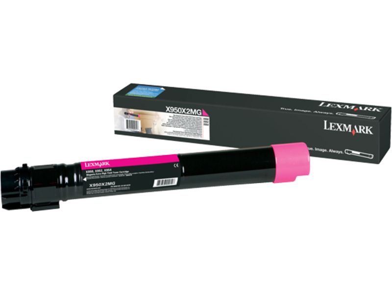 Toner Lexmark X950X2MG Magenta - Alta capacidad