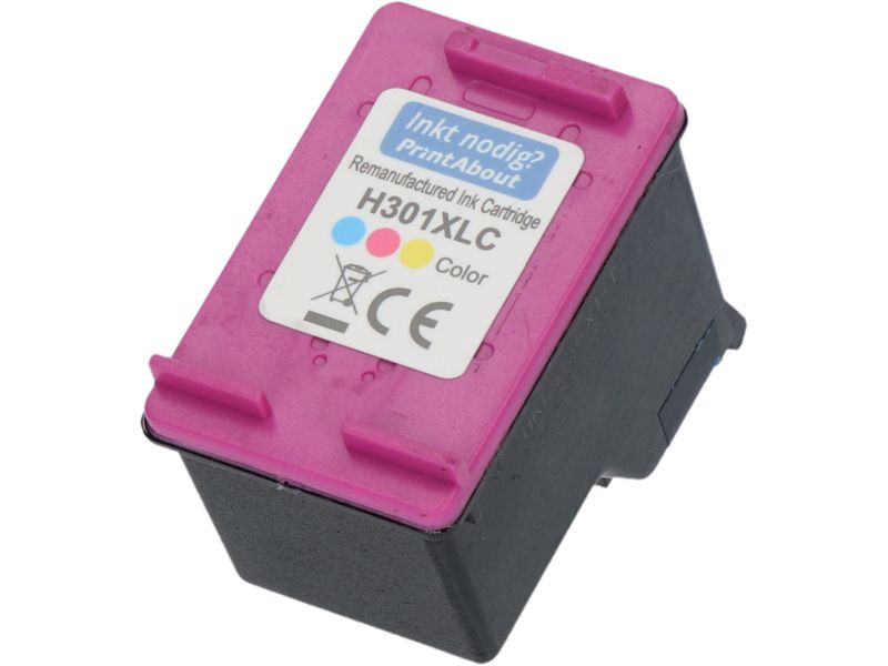 Cartouche compatible PrintAbout HP 301XL (CH564EE) - 3 couleurs - Grande capacité